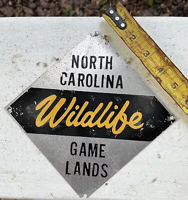 N.C. Wildlife Game Lands Metal Sign • $25