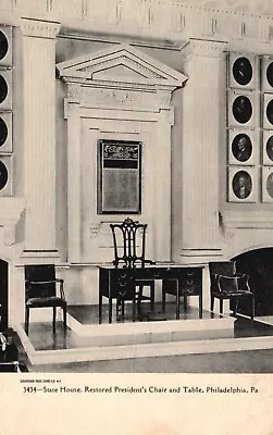 $4 • Buy Philadelphia, PA, State House, Restored President's Chair & Table Postcard E4758