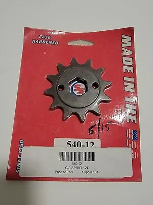 $17 • Buy 12t Sprocket Specialists 540-12 Honda Atc-200x Cmx-250 Xl-250r Xr-250r Cb-250m