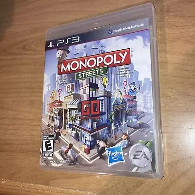 MONOPOLY STREETS (Sony PlayStation PS3/Electronic Arts/2010) CIB Ships Next Day! • $11.99