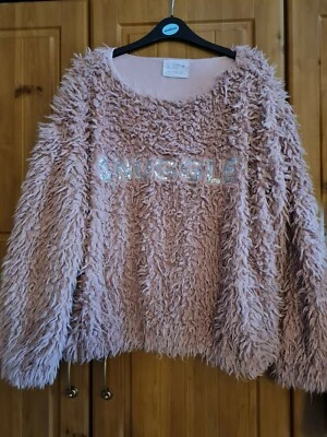 £3 • Buy F&F Tesco Size Large Pink Snuggle Lounge Top