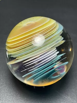 Glass Art Contemporary Handmade Marble Hider Boro Andrew Anderson  1.47” #10 • $15