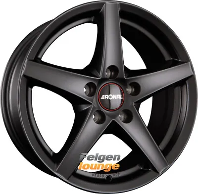 4x Ronal R41 Matte Black 7x16 ET35 5x108 • $484.24