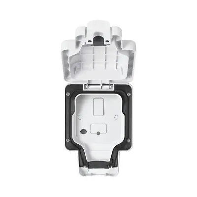 MK K56410WHI Masterseal Plus 13A DP Switched Fused Spur Weatherproof IP66 White • £31.99