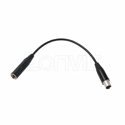 Audio Adapter Cable For Shure Mic HeadSet To AKG Bodypack 15cm TA4M TA3F • $25.20