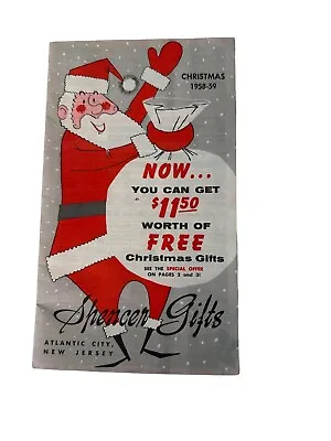 Spencer Gifts Christmas Catalog 1958-59 Santa Mugs Novelties • $24.99