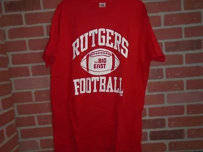 Rutgers Football Vintage 1990s Tailgaters Heavyweight Mens Tshirt Size Xl • $23