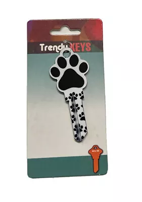 $8.75 • Buy Dog Paw Shaped House Key Blank On Card - SC-1 - Fun Keys - Gift