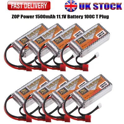 1500mAh 11.1V RC LiPo Battery 100C 3S Rechargeable Battery For RC Drone DIY Part • £109.99