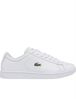 Latest Lacoste Carnaby Evo Men’s Leather Shoes US 10 Brand New In Box Ret $180 • $129.95