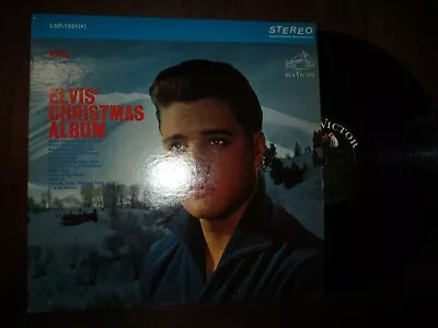 ELVIS PRESLEY Elvis' Christmas Album LP VG+ 1957 RCA Victor LSP-1951 • $24.78