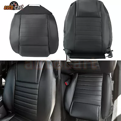 Driver Bottom-Top Black Seat Cover For 05-09 Ford Mustang GT Deluxe GT Premium • $90.91