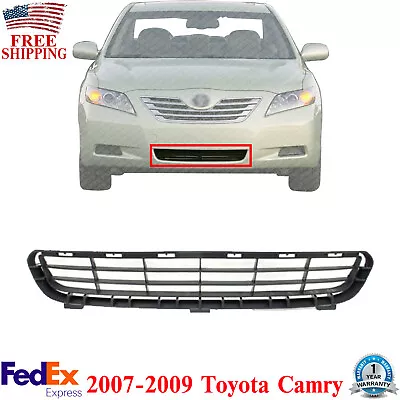 Front Bumper Lower Grille Textured Black Plastic For 2007-2009 Toyota Camry • $23.70