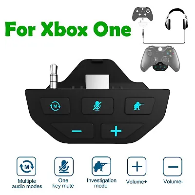 Stereo Headset Adapter Audio Mic Headphone Converter For Xbox One/X/S Controller • $20.98