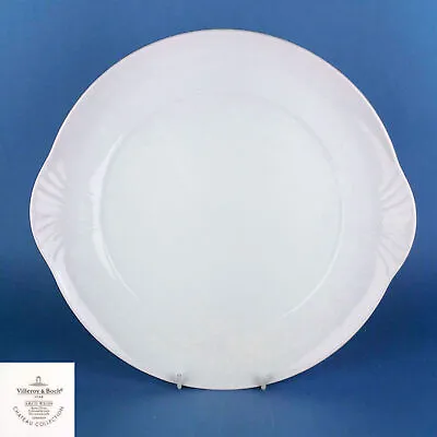 £65 • Buy VILLEROY BOCH Arco White Weiss 30cm Cake Plate - NEW