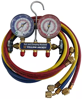 Yellow Jacket Series 41 Manifold Gauge 42004 Two Valve Set • $105.16