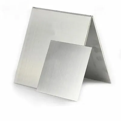 0.3mm-6mm Aluminum Foil Thin Sheet Plate Material Model Parts Car Frame Metal • £3.58