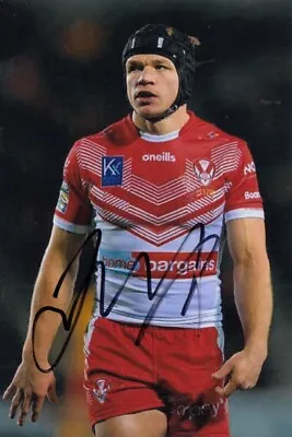 Jonny Lomax Hand Signed St Helens 6x4 Photo Rugby League Autograph 7 • £2.99