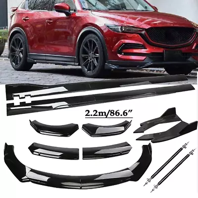 For Mazda CX3 CX-30 CX-50 CX9  Front Bumper Spoiler Kit / Side Skirt / Rear Lip • $99.99