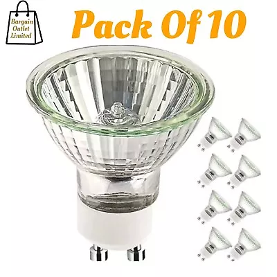 £12.99 • Buy 10 Pack 35W - GU10 Halogen Bulbs Dimmable Warm White Spot Light Bulbs   UK   507