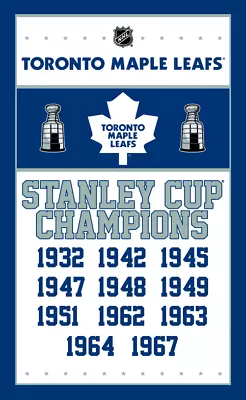 Toronto Maple Leafs Flag 3x5ft Banner Polyester Ice Hockey Stanley Cup Leafs007 • $15.99