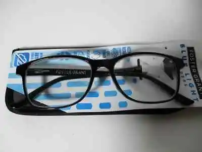 Foster Grant Anti-Fog Blue Light Reading Glasses W Case PAYTON BLK-PICk STRENGTH • $11.69