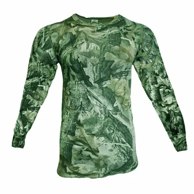 £14.90 • Buy Thermal Shirt Realtree Long Sleeve Camo Green Hunting Fishing Jungle Sweatshirt
