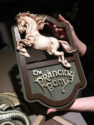 Inn Of The Prancing Pony LOTR Prancing Pony Sign • $75