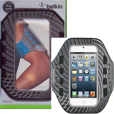 NEW Belkin Armband F8W150TTC00 IPhone 5/5s/5c IPod T. 5 Pro-Fit Gray ProFit Grey • $9.95
