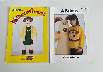 Alan Dart Knitting Pattern  Wallace & Gromit Wendolene Toy   Plus Jumper • £9.99