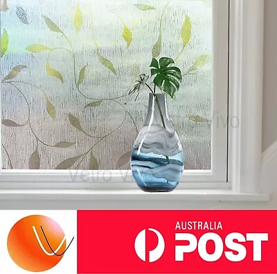 90 CM X 1 M - Foglia 3D Reapply/Reusable Static Frosted Window Glass Film  • $17.20