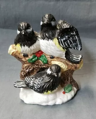 K's COLLECTION BIRDS ON A LIMB PAINTED CERAMIC 4  FIGURINE  • $7.49