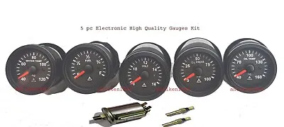 Electronic Cockpit International Marine Boat 52 Mm Gauges Kit With 3 Senders • $87.12