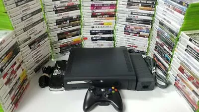 Microsoft Xbox 360 ELITE Original Console 120gb Hard Drive HDD W/ Games - TESTED • $149.99