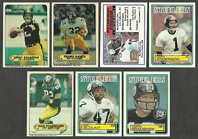 1983 Topps Pittsburgh Steelers 19 Card Team Set Terry Bradshaw Franco Harris • $15.99