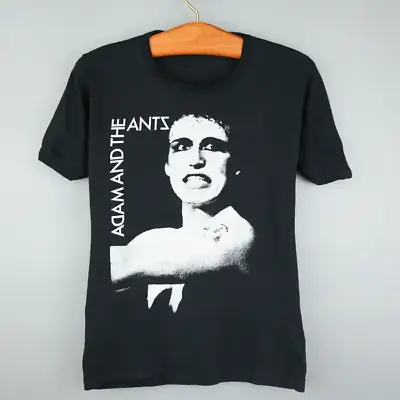 $19.94 • Buy Vtg Adam And The Ants 1980s Gift For Fan Cotton Black All Size Funny Shirt VC089