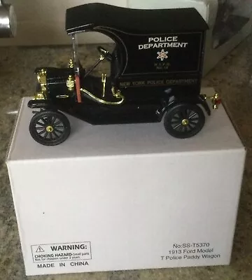 NATIONAL MOTOR MUSEUM MINT SS-T5370 1913 FORD MODEL T NYPD POLICE PADDY WAGON Oa • £12