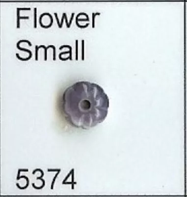 5374 Flower Small Wampum Bead Quahog Top Drilled • $5