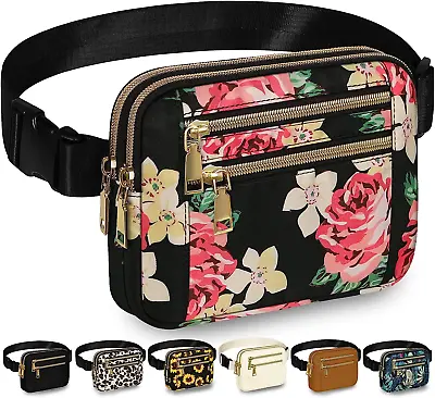 Fanny Pack For Women Fashion Waist Packs Bag Waterproof Crossbody Belt Bag Pouch • $19.89