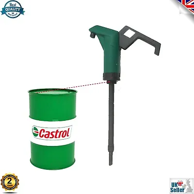 Castrol Oil Drum Steel Barrel Pump B082VH9CQ5 • £65.99