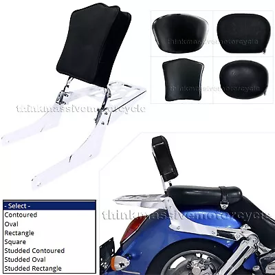 Honda VTX1300R VTX1300S  VTX1800R VTX1800S N Sissy Bar Backrest Pad Luggage Rack • $165