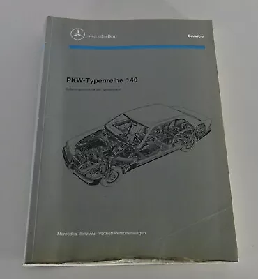 Workshop Manual MERCEDES-BENZ S-CLASS W140 300/400/500/600 Se Sel • $351.41