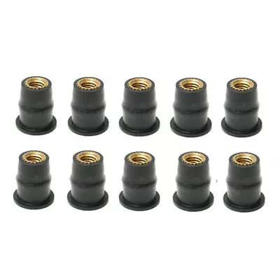 £2.89 • Buy M4/M5/M6 Rubber Well Nuts Windshield Screws Motorcycle Windscreen Fastener