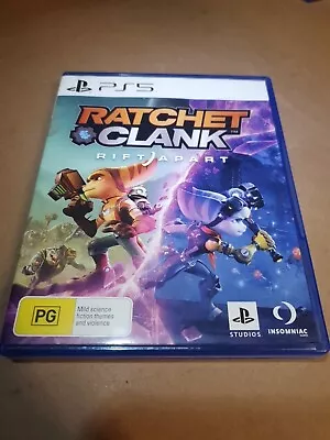 RATCHET & CLANK RIFT APART PS5 PLAYSTATION 5 VGC Freepost  • $65.95