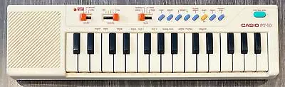 Vintage 1980's Casio PT-10 Mini-Keyboard Synth - White - Fully Tested & Working • $19.98