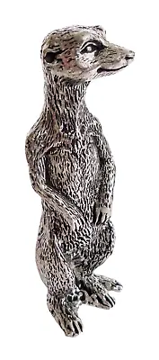 £11 • Buy Meerkat Mother Pewter Ornament - Hand Made In Cornwall