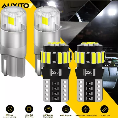 4x 2smd T10 LED CARAVAN INTERIOR WEDGE LIGHT BULB CAMPING RV 4WD NEW White NEW • $16.72