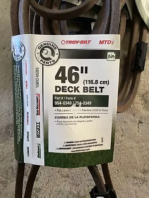 MTD Troy-Bilt 954-0349 / 754-0349 46  DECK BELT GENUINE FACTORY NEW • $22.39