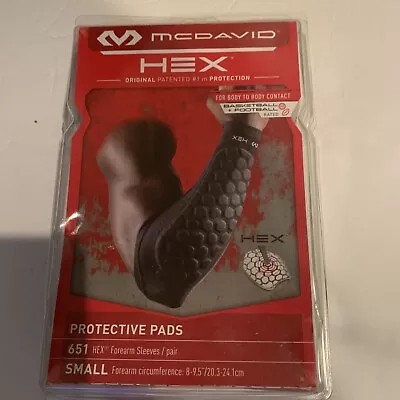 McDavid Basketball Rated Hex Protective Pad Leg Sleeves DM9 Black Size Small New • $22