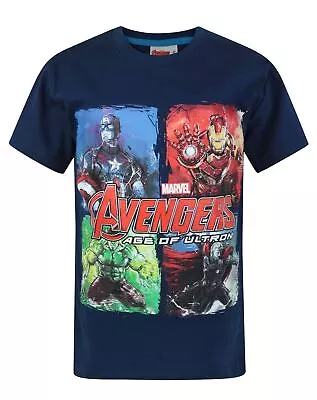 Marvel Blue Short Sleeved T-Shirt (Boys) • £10.99